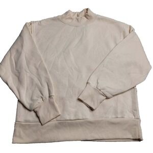Harmony Balance NEW Beige Sweatshirt Women's Medium NWT Athletic Yoga